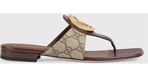 womens gucci blondie thong sandal|Gucci thong sandals sale.